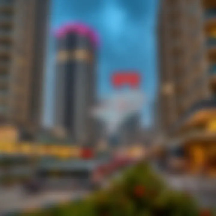 Map highlighting the strategic location of Dafza Metro