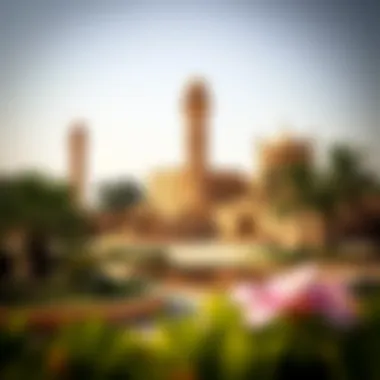 Historical monuments within حديقة الرقايب, highlighting its cultural significance.