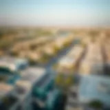 Panoramic view of Al Ahli Jebel Ali neighborhood showcasing modern architecture and greenery