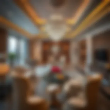 Luxurious interiors highlighting the upscale living spaces in Al Kawthar Tower