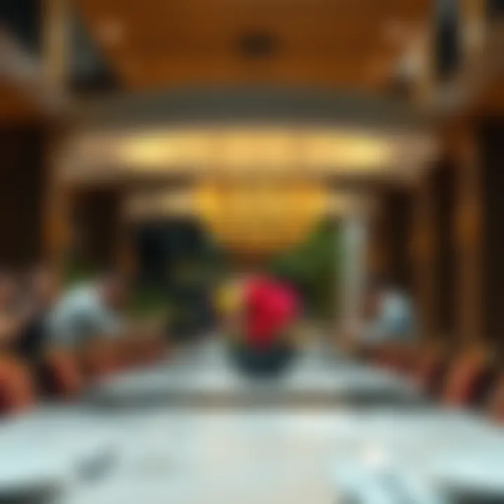 Highlighting Cultural Diversity in Dining A communal dining experience highlighting cultural diversity