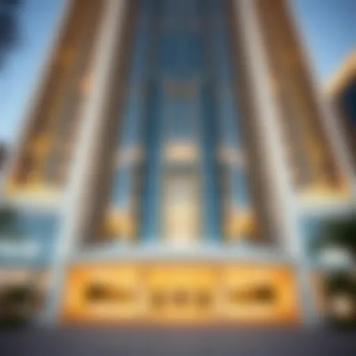 Stunning view of the Al Shamsi Building's façade showcasing modern architectural elements
