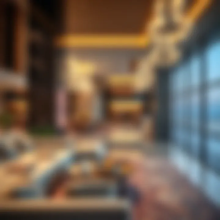 Luxurious amenities within Aykon Tower, highlighting modern living spaces