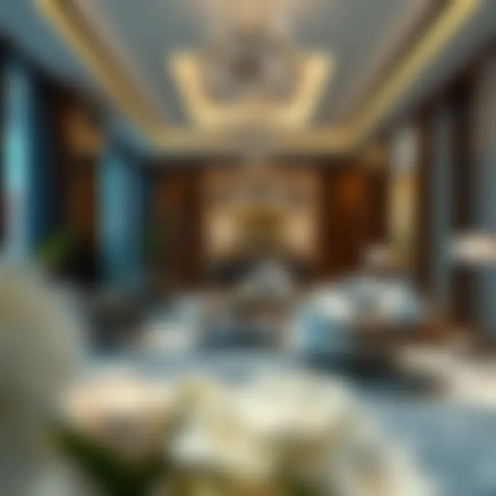 Luxurious interior space showcasing modern decor