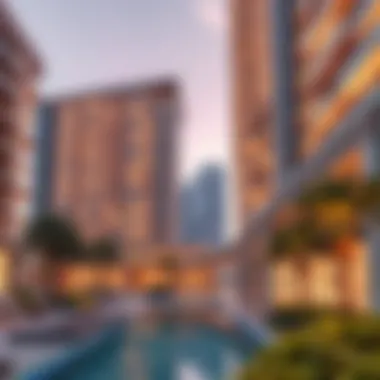 Architectural detail highlighting the design of Blvd Heights