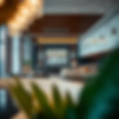 Luxurious interior design showcasing modern living