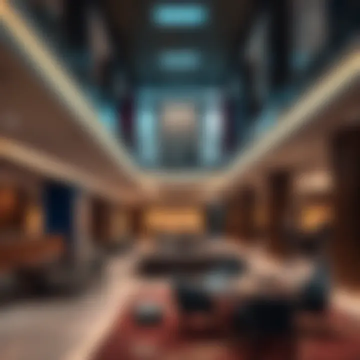 Interior facilities of Building One highlighting its creative spaces