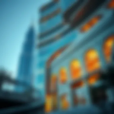 Architectural details of Burj Azizi