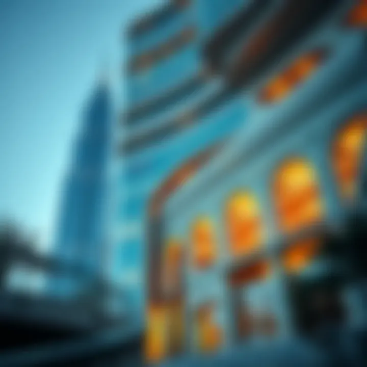 Architectural details of Burj Azizi