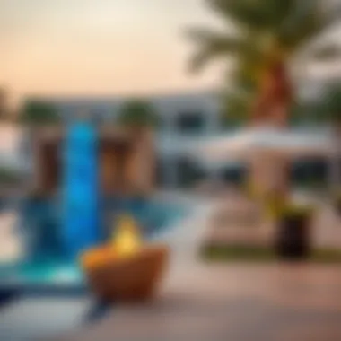 Community amenities surrounding C2 Bateen Tower