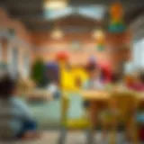 Creative Learning at Chubby Cheeks Nursery Chubby Cheeks Nursery playground area showcasing children engaging in creative play