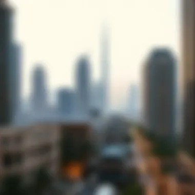 A panoramic view of Dubai highlighting classic properties among modern skyscrapers