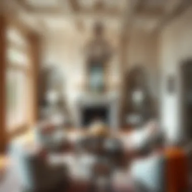 An elegant interior design of a traditional property emphasizing timeless style