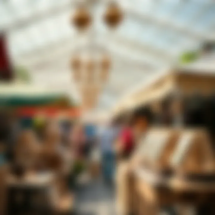 Showcasing Local Crafts at Artisan Market Artisan market showcasing local crafts and cultural products