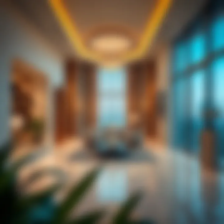 Luxurious Interior of Creek Gate Tower An interior shot highlighting the luxurious design elements of Creek Gate Tower