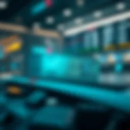 Visual representation of currency exchange rates