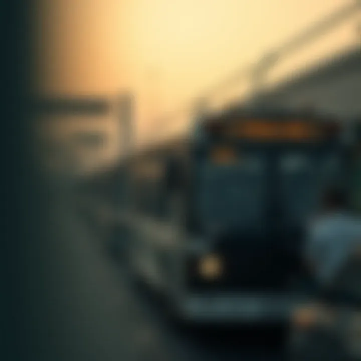 Public Transportation in Dubai Public transportation options in Dubai, including metro and buses