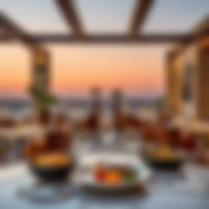 Dining experience at Danat Al Ain Resort