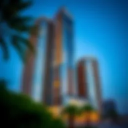 Stunning exterior view of DIB Onyx Tower showcasing architectural brilliance