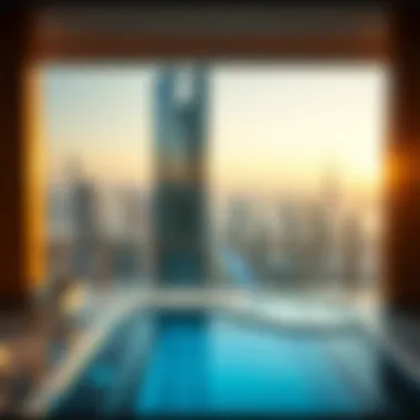 DIB Onyx Tower - Panoramic Skyline View Panoramic skyline view from DIB Onyx Tower highlighting its prime location
