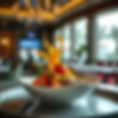 Exquisite dish showcasing international cuisine