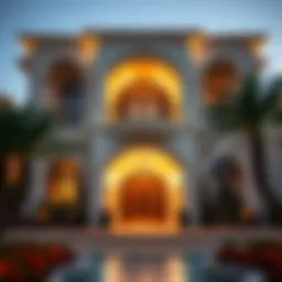 Stunning architectural design of a luxury home in Sharjah