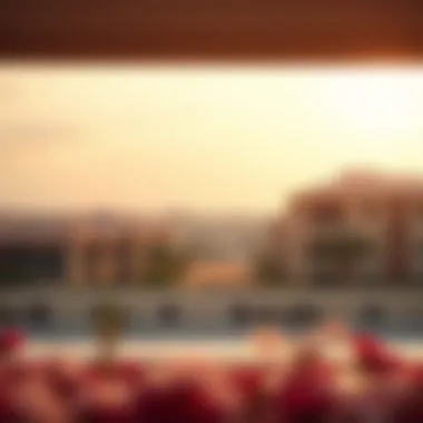 Serenity in Sharjah's Luxury Neighborhoods Serene landscape view of a high-end residential neighborhood in Sharjah