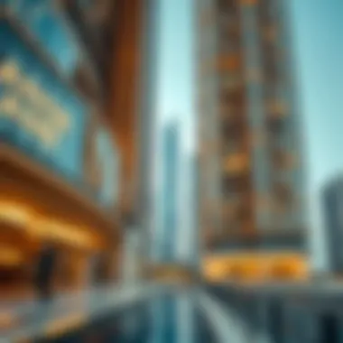 Architectural Details of Emaar Grande Impressive architectural details of Emaar Grande emphasizing modern luxury