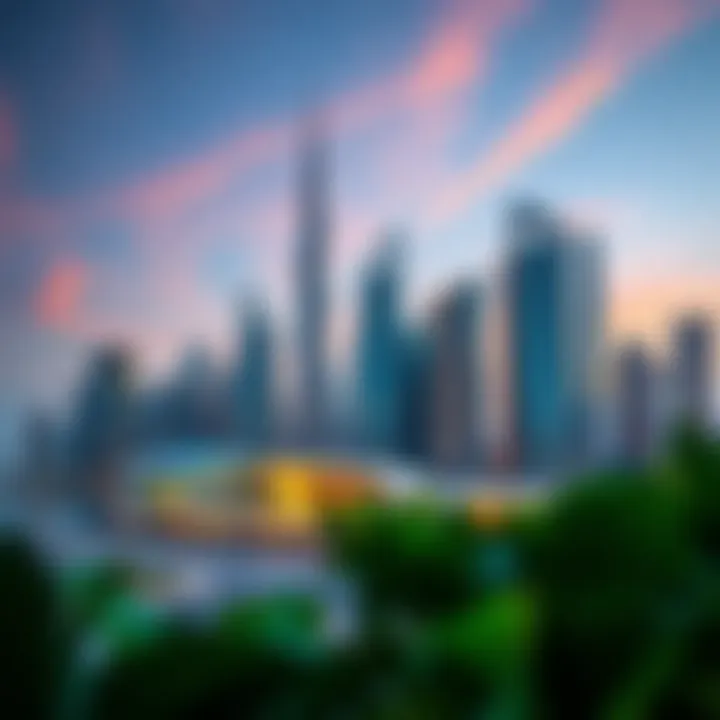 A stunning skyline showcasing Dubai's architectural advancements