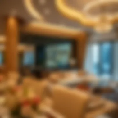 Luxury apartment interior reflecting high-end living standards