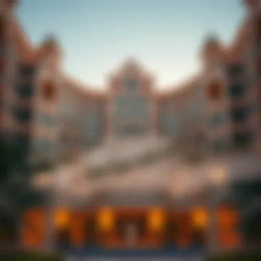 Stunning facade of the Emperor Jumeirah showcasing its architectural brilliance