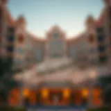 Architectural Brilliance of Emperor Jumeirah Stunning facade of the Emperor Jumeirah showcasing its architectural brilliance