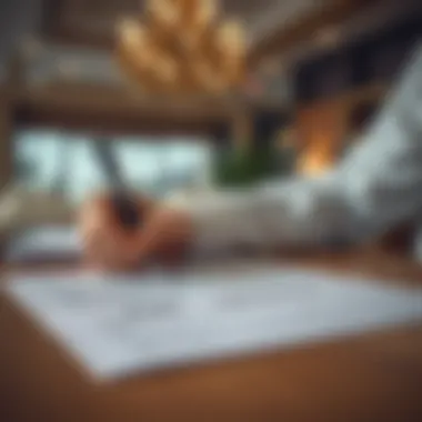 Ejari registration form being filled out