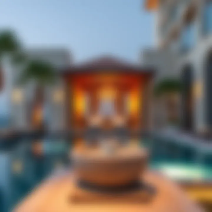 Complementary amenities at Cote D'Azur Hotel such as pool and spa