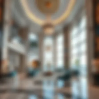 Elegant Lobby Design of Cote D'Azur Hotel Elegant lobby design of Cote D'Azur Hotel highlighting opulence