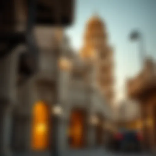 Historic architecture showcasing Bur Dubai's cultural heritage