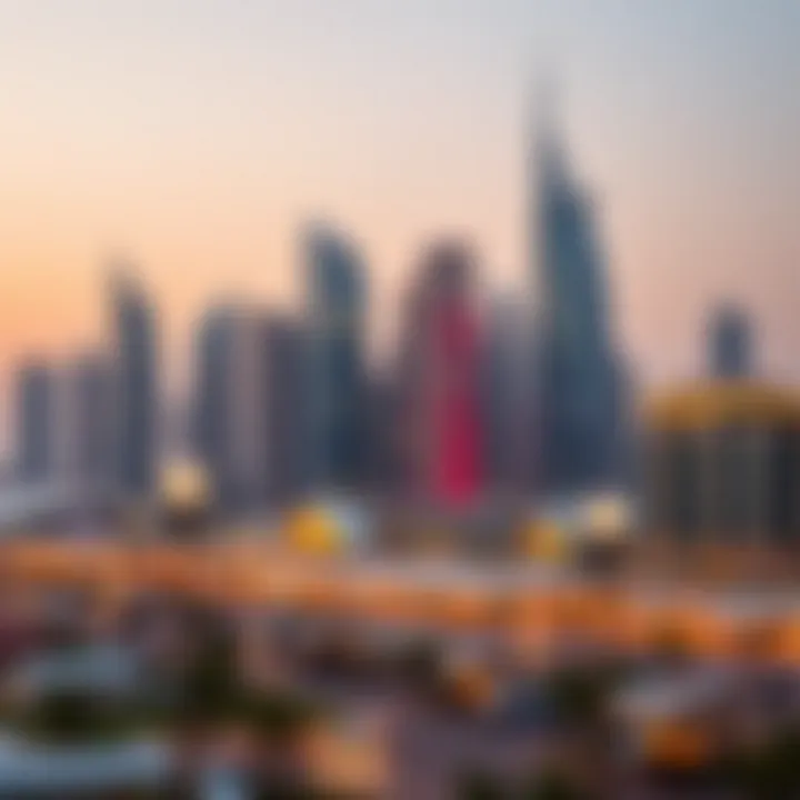 Modern skyline illustrating the economic growth of Bur Dubai
