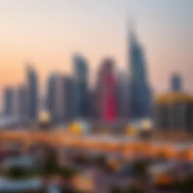 Bur Dubai's Economic Growth Modern skyline illustrating the economic growth of Bur Dubai