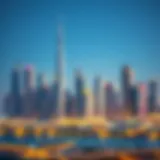 A stunning skyline view showcasing Dubai's contemporary architecture