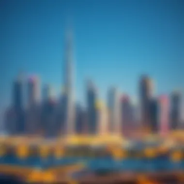 A stunning skyline view showcasing Dubai's contemporary architecture