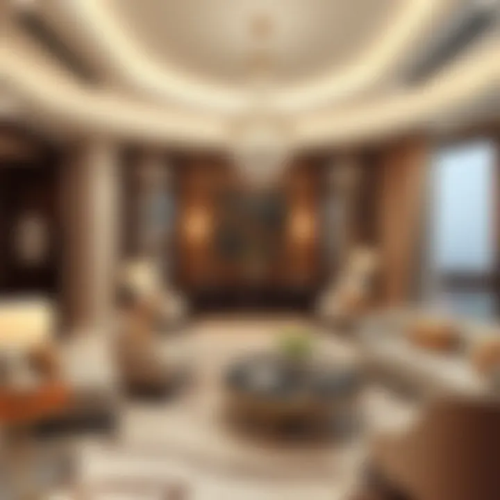 An elegant interior design of an Aabar Properties project