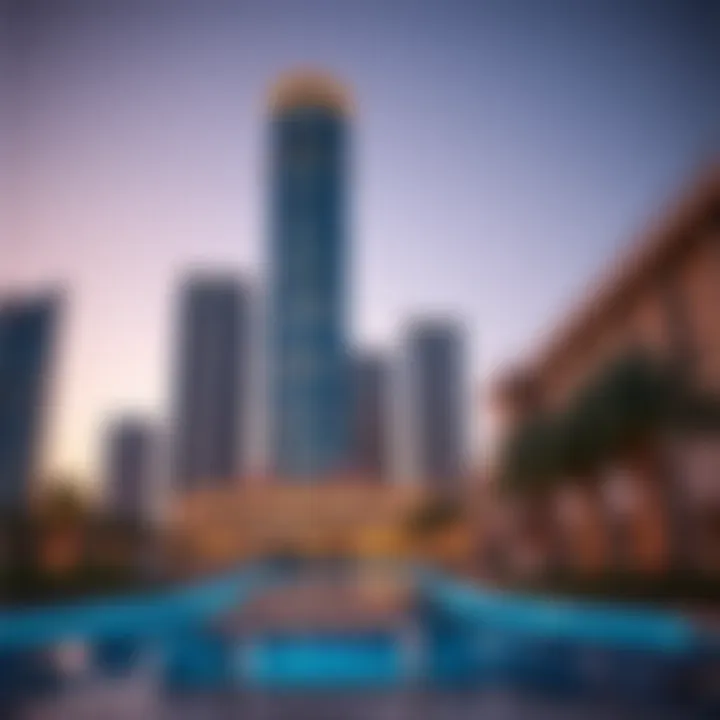 Afamia Tower 2's strategic location in Dubai