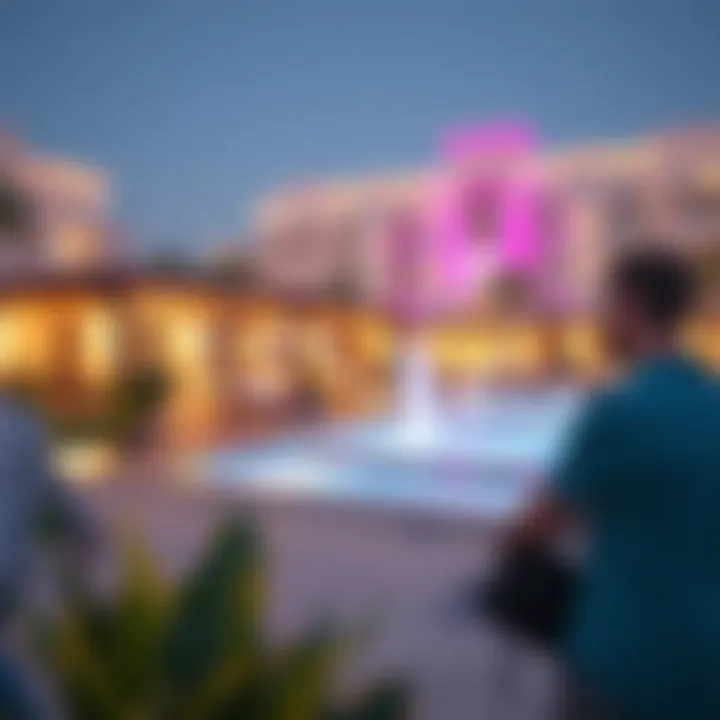 Vibrant community atmosphere in Akoya 2