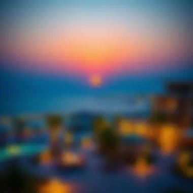 Vibrant Sunset View from Al Marjan Island Vibrant sunset view from Al Marjan Island highlighting its scenic beauty