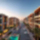 Al Nahda Skyline View A stunning view of Al Nahda skyline showcasing modern architecture