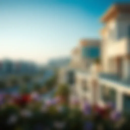 A scenic view of Al Rashidiya showcasing its modern architecture and greenery