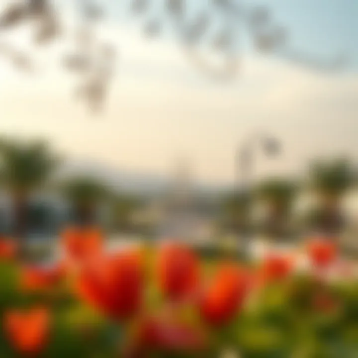 Al Qusais Community Park View of Al Qusais community park