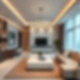 Modern Apartment Living Room Modern apartment living room in Al Qusais