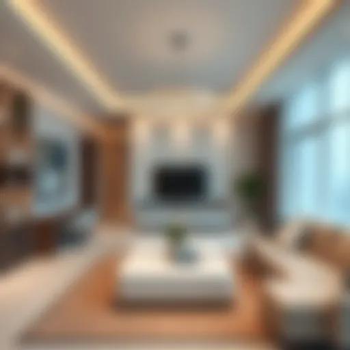 Modern Apartment Living Room Modern apartment living room in Al Qusais