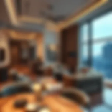Opulent Interiors of Ascot Residences Luxurious living space in Ascot Residences